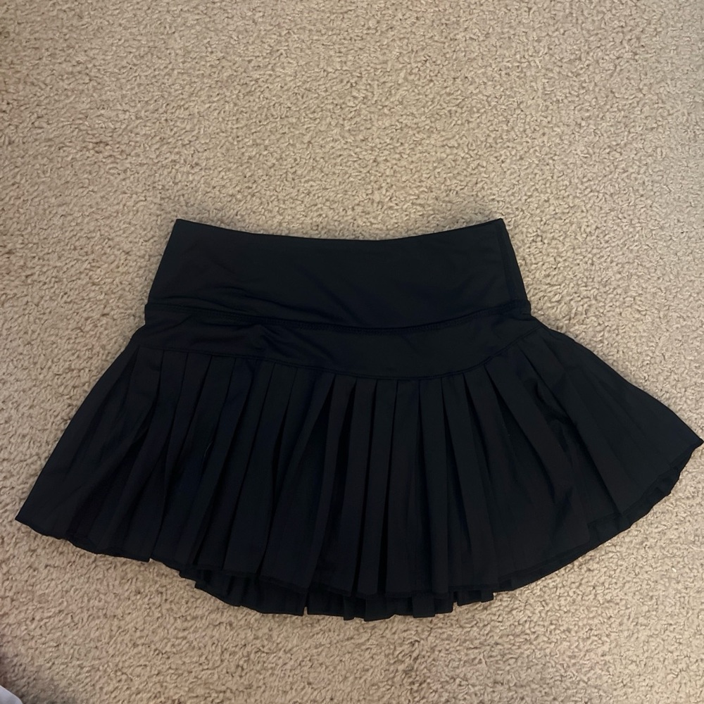 Chic Black Tennis Skirt